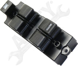 APDTY 176578 Window Switch, Front Driver Side, Black, 5-Button