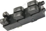 APDTY 176634 Window Switch, Front Driver Side, Black, 6-Button