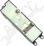 APDTY 176634 Window Switch, Front Driver Side, Black, 6-Button