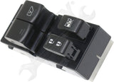 APDTY 176636 Window Switch, Front Driver Side, Black, 4-Button