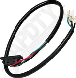 APDTY 176657 Window Switch, Front Driver or Passenger Side, Black, 1-Button