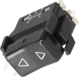 APDTY 176658 Window Switch, Front Driver or Passenger Side, Black, 1-Button
