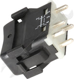 APDTY 176658 Window Switch, Front Driver or Passenger Side, Black, 1-Button
