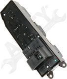 APDTY 176659 Window Switch, Front Driver Side, Black, 6-Button