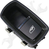 APDTY 176660 Window Switch, Front Passenger Side, Black, 1-Button