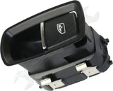 APDTY 176660 Window Switch, Front Passenger Side, Black, 1-Button