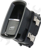 APDTY 176660 Window Switch, Front Passenger Side, Black, 1-Button