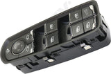 APDTY 176661 Window Switch, Front Driver Side, Black