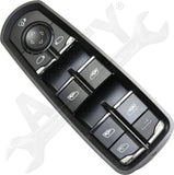 APDTY 176661 Window Switch, Front Driver Side, Black