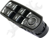 APDTY 176661 Window Switch, Front Driver Side, Black