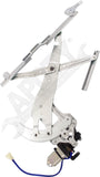 APDTY 176687 Window Regulator, Front Driver Side, Power, With Motor