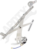 APDTY 176687 Window Regulator, Front Driver Side, Power, With Motor