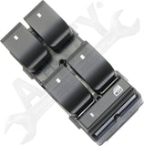 APDTY 176696 Window Switch, Front Driver Side, Black, without Memory Mirrors