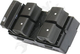 APDTY 176696 Window Switch, Front Driver Side, Black, without Memory Mirrors