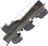 APDTY 176769 Window Switch, Front Driver Side, Black, 6-Button