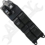 APDTY 176770 Window Switch, Front Driver Side, Black, 6-Button