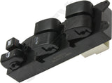 APDTY 176770 Window Switch, Front Driver Side, Black, 6-Button