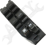 APDTY 176770 Window Switch, Front Driver Side, Black, 6-Button