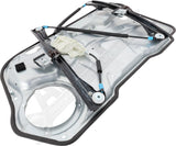 APDTY 176806 Window Regulator, Front Driver Side, Manual, With Panel