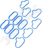 APDTY 176835 Intake Manifold Gasket - Set