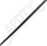 APDTY 176860 Non-wrap, Bed Rail Cap, Black, Plastic, 7 Ft. Bed
