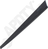 APDTY 176860 Non-wrap, Bed Rail Cap, Black, Plastic, 7 Ft. Bed