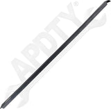 APDTY 176860 Non-wrap, Bed Rail Cap, Black, Plastic, 7 Ft. Bed