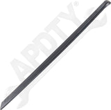 APDTY 176861 Non-wrap, Bed Rail Cap, Black, Plastic, 7 Ft. Bed