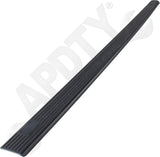 APDTY 176861 Non-wrap, Bed Rail Cap, Black, Plastic, 7 Ft. Bed