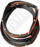 APDTY 176874 Weatherstrip Seal - Rear, Passenger Side