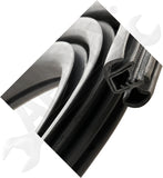 APDTY 176880 Weatherstrip Seal - Rear, Driver Side