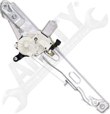 APDTY 176901 Window Regulator, Rear Driver Side, Power, With One Touch Feature