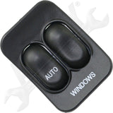 APDTY 176916 Window Switch, Front Driver Side, Black, 2-Button