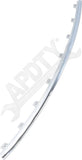 APDTY 176936 Hood Molding, Silver