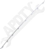 APDTY 176936 Hood Molding, Silver