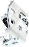 APDTY 176940 Lower Door Hinge, Front or Rear, Passenger Side, Chrome