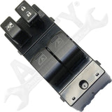 APDTY 177044 Window Switch, Front Driver Side, Black, 4-Button