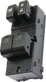APDTY 177044 Window Switch, Front Driver Side, Black, 4-Button