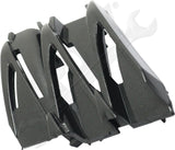 APDTY 177111 Tow Eye Cover, Front Passenger Side, Gray