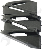 APDTY 177112 Tow Eye Cover, Front Driver Side, Gray