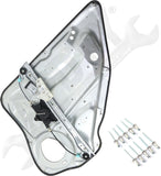 APDTY 177256 Window Regulator, Rear Driver Side, Power, With Panel