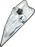 APDTY 177256 Window Regulator, Rear Driver Side, Power, With Panel