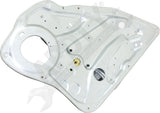 APDTY 177256 Window Regulator, Rear Driver Side, Power, With Panel