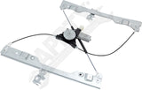 APDTY 177350 Window Regulator, Front Driver Side, Power, With Motor