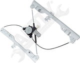 APDTY 177350 Window Regulator, Front Driver Side, Power, With Motor