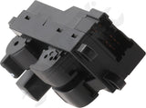 APDTY 177362 Window Switch, Front Driver Side, Black, 4-Button