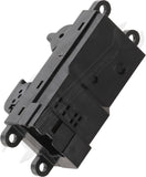 APDTY 177362 Window Switch, Front Driver Side, Black, 4-Button