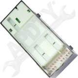 APDTY 177363 Window Switch, Front Driver Side, Black, 4-Button