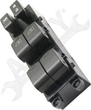 APDTY 177364 Window Switch, Front Driver Side, Black, 6-Button