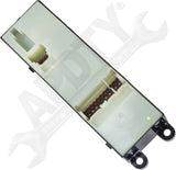 APDTY 177371 Window Switch, Front Driver Side, Black